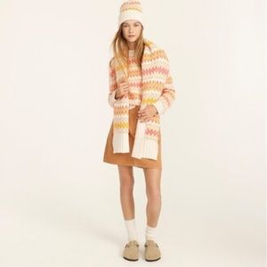 J Crew fair isle sweater and hat